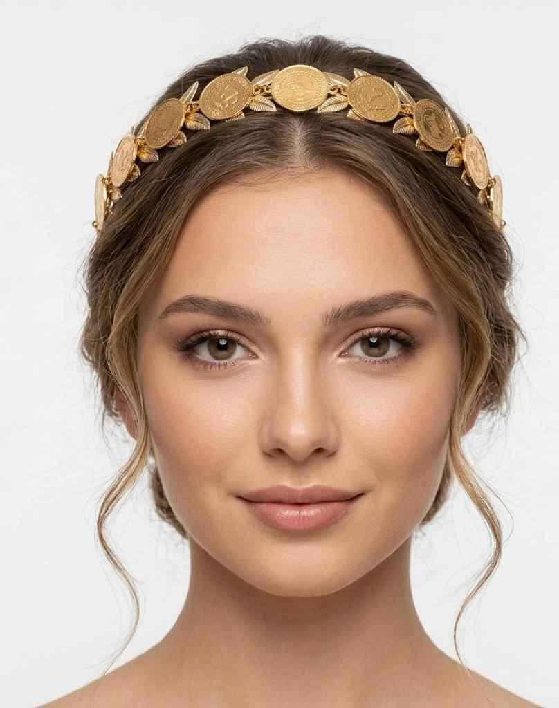 Golden Heritage Leaf Crown