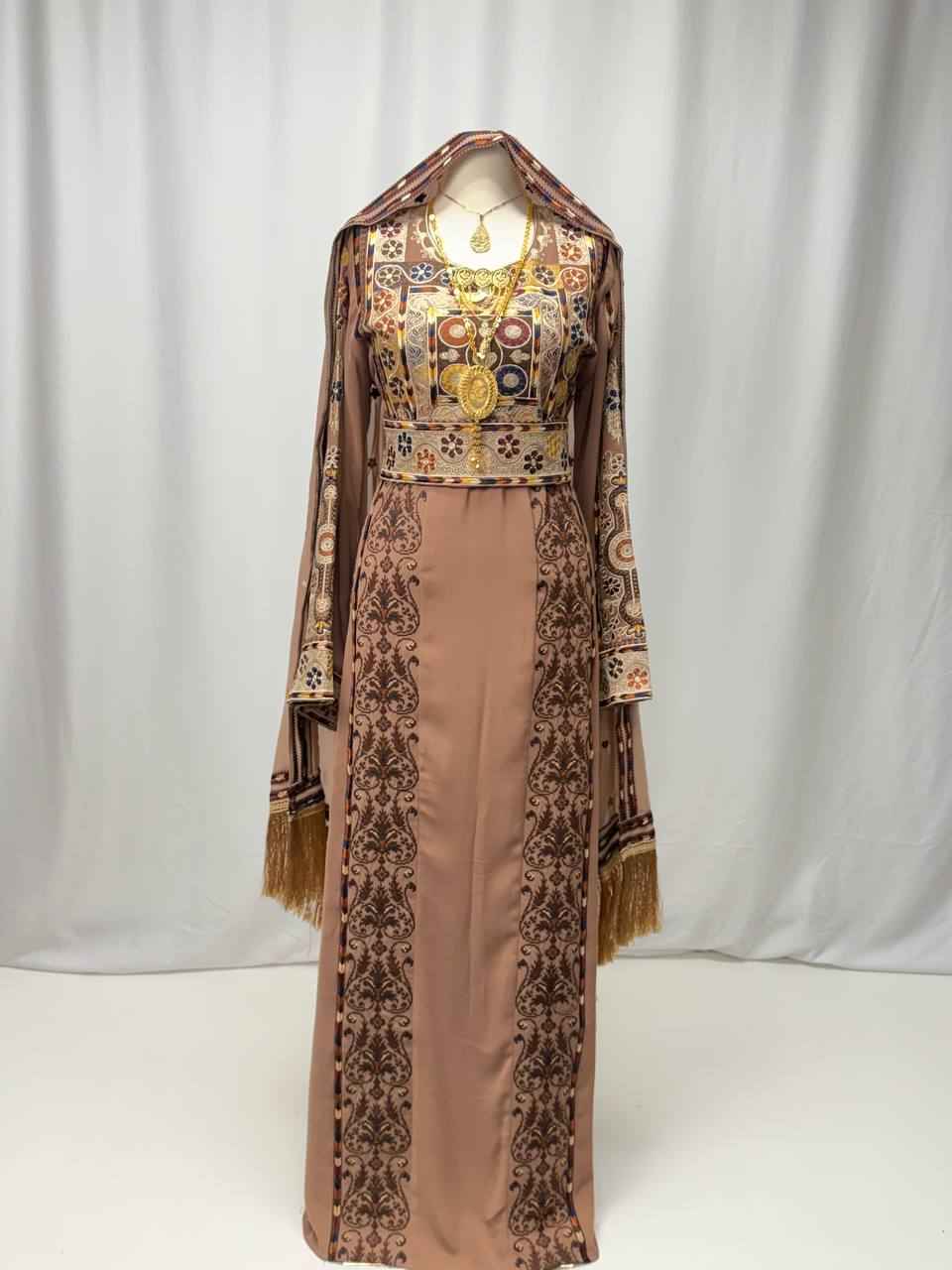 Sienna Embroidered Heritage Thobe