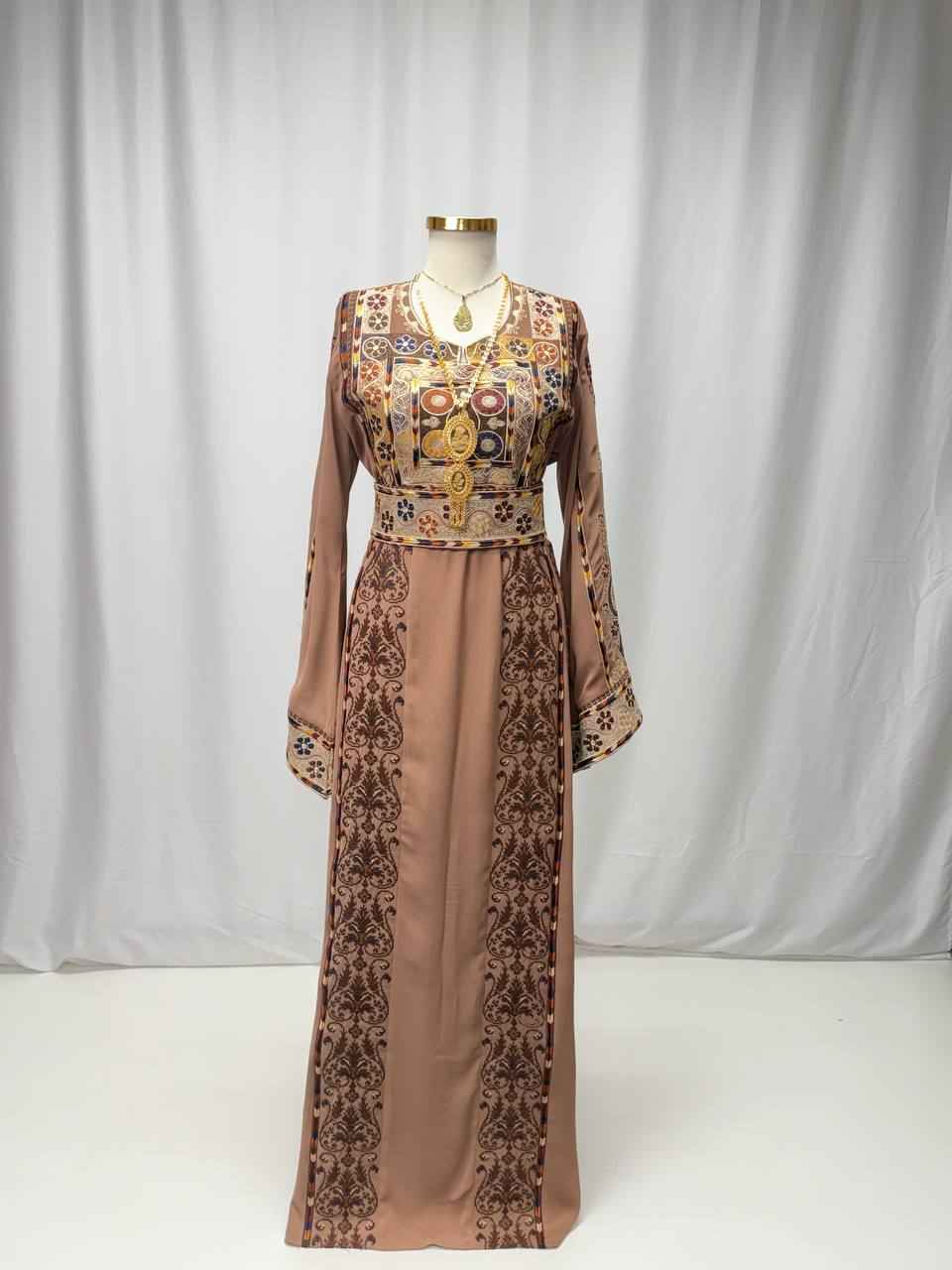 Sienna Embroidered Heritage Thobe