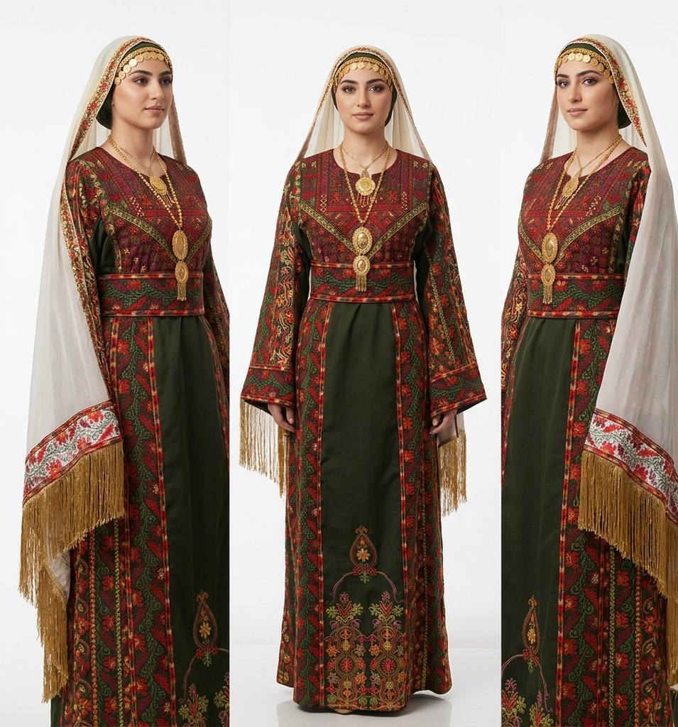 Royal Olive Heritage Thobe