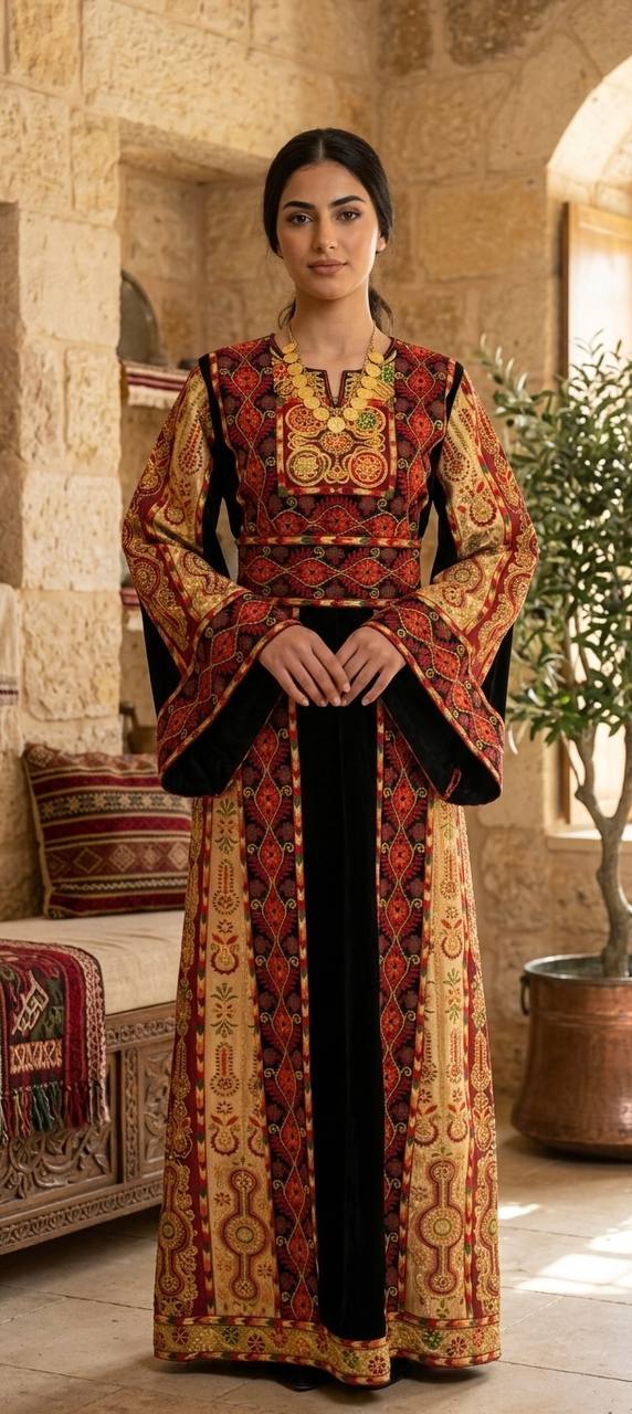 Suhaila Qasab Velvet Thobe