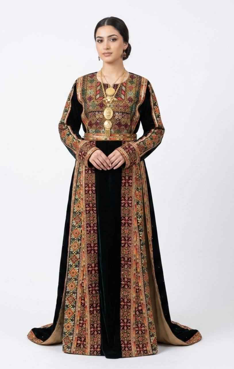 Sarah Velvet Heritage Thobe