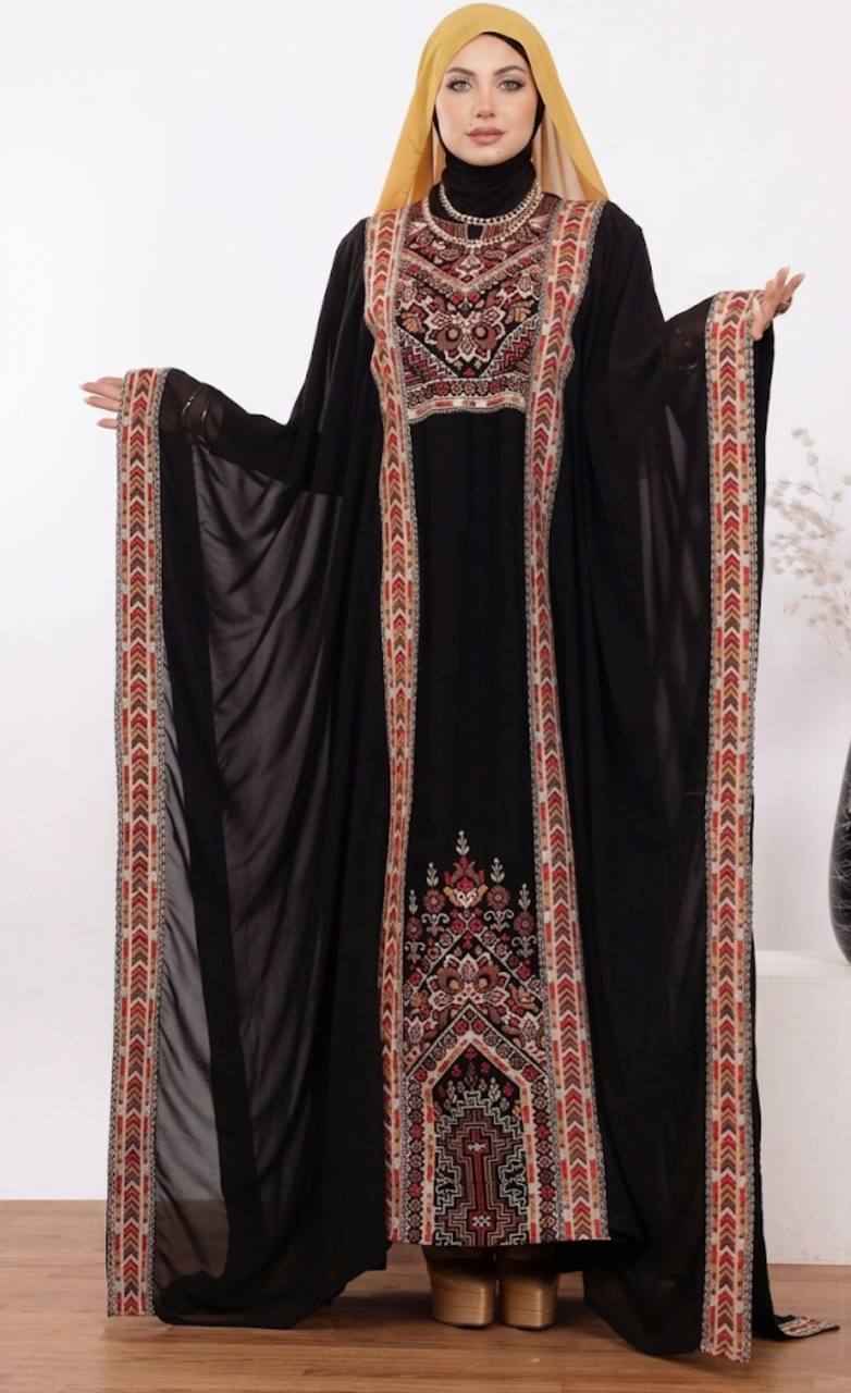Raneem Butterfly Heritage Abaya