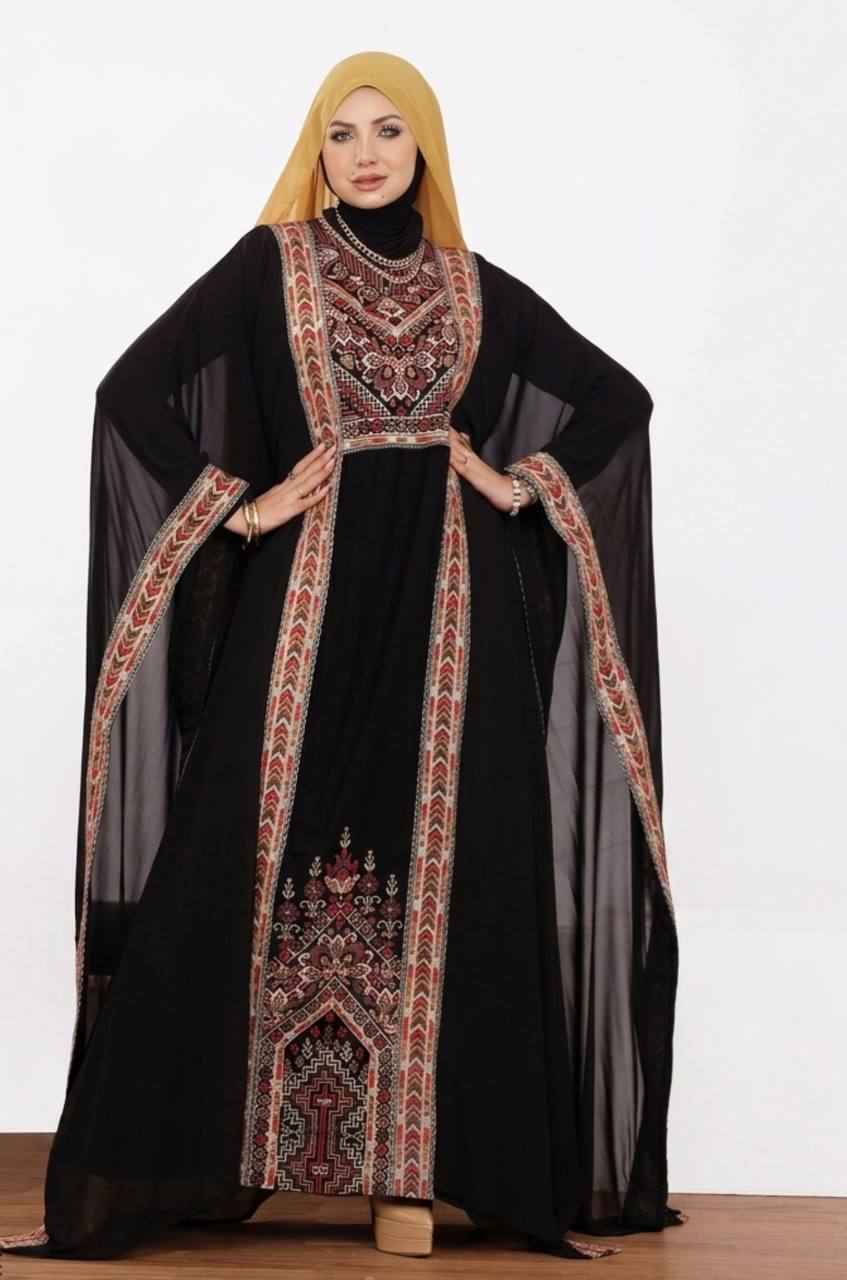 Raneem Butterfly Heritage Abaya