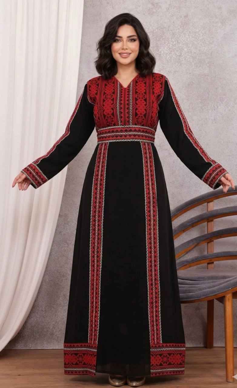 Razan Heritage Layered Abaya