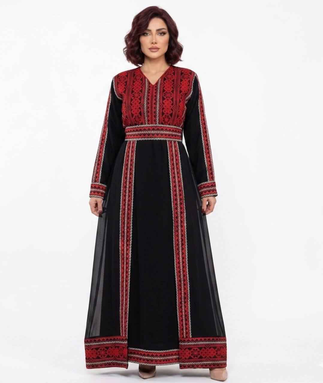 Razan Heritage Layered Abaya