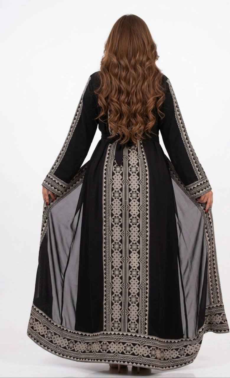 Razan Heritage Layered Abaya