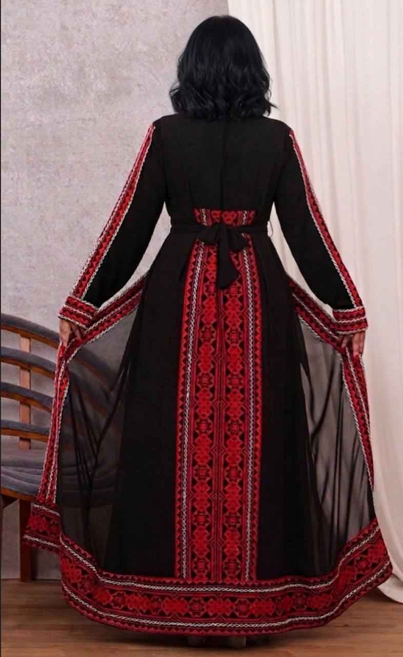 Razan Heritage Layered Abaya