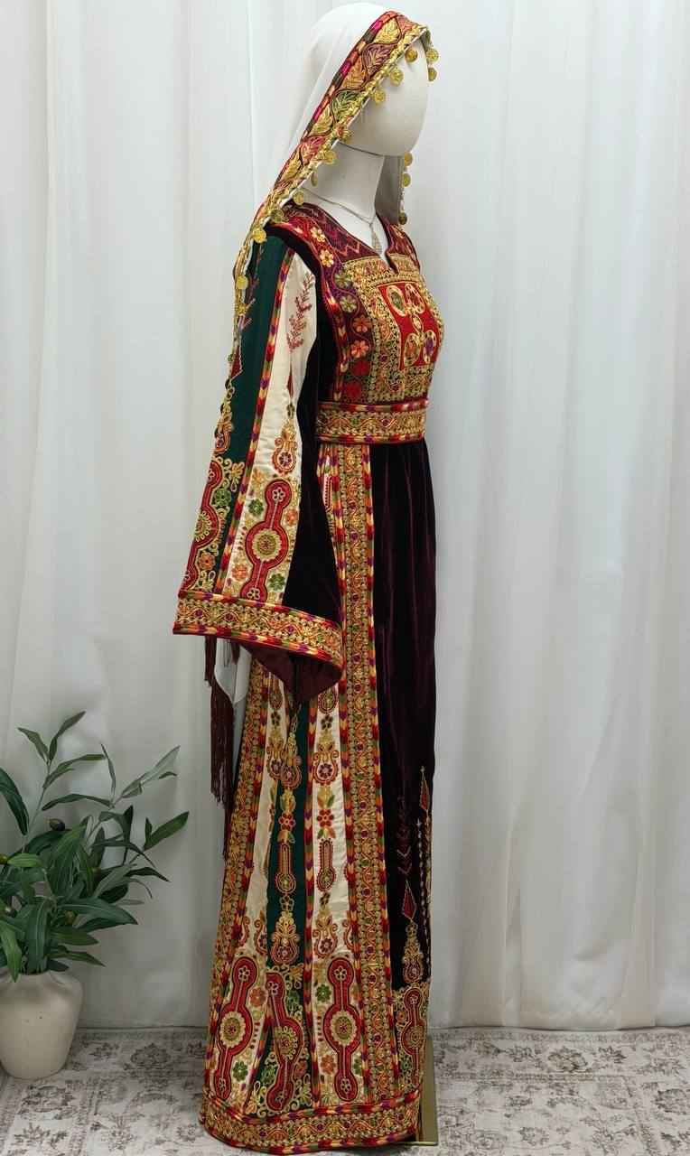 Zareefa Malika Velvet Heritage Thobe
