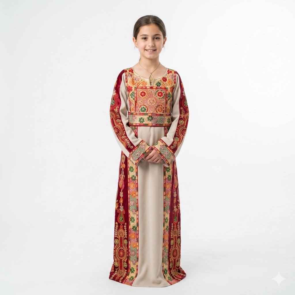 Lulwa Heritage Girls Thobe
