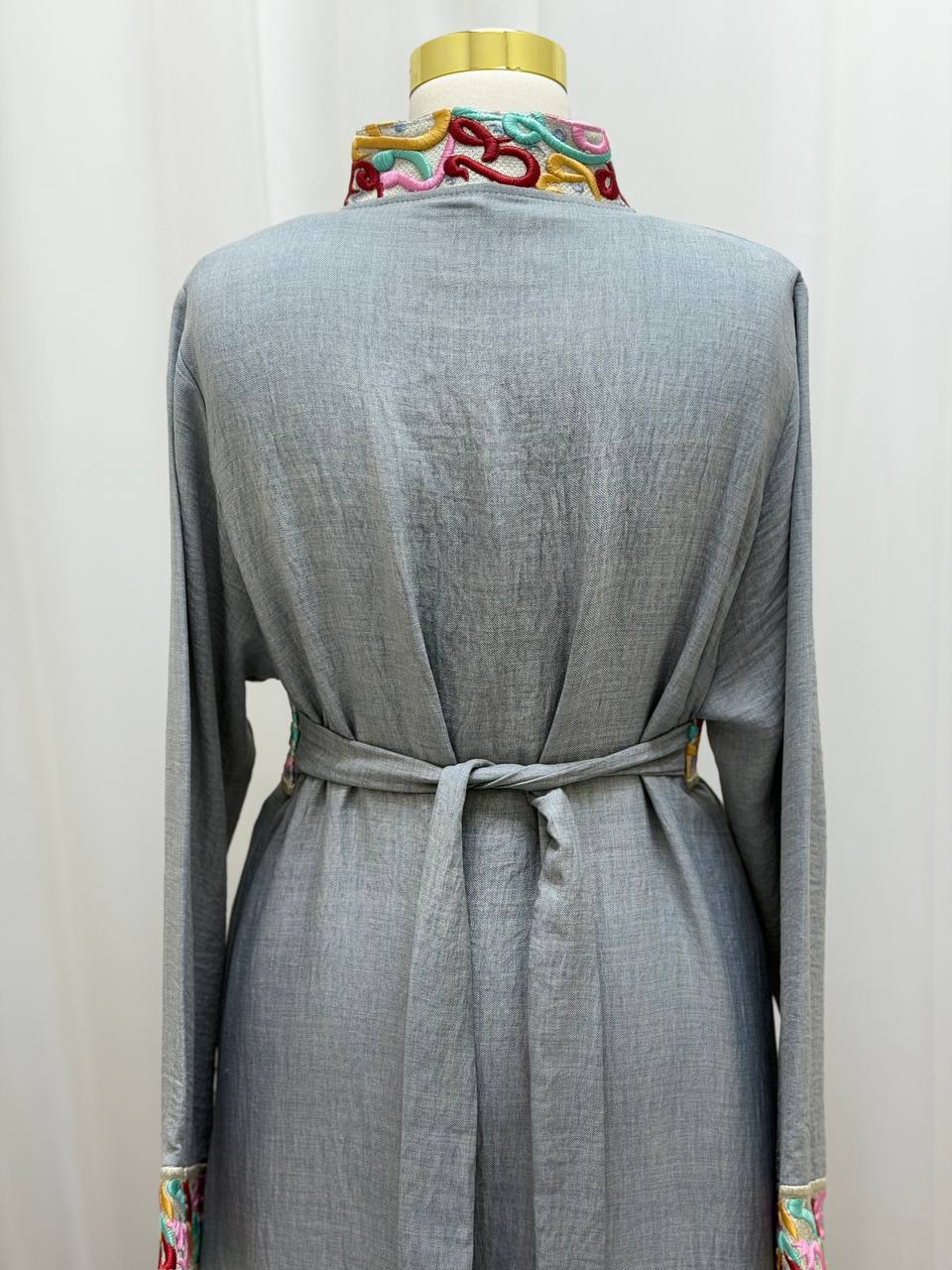 Arabic Whisper Linen Abaya Set
