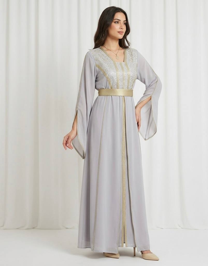 Golden Whisper Caftan