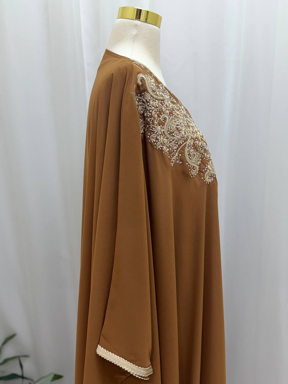 Sultana Caramel Butterfly Caftan