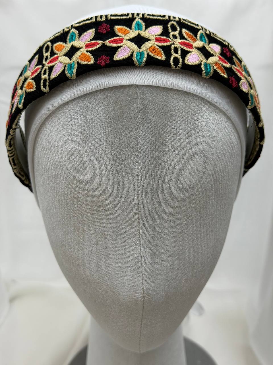 Heritage Bloom Embroidered Headband