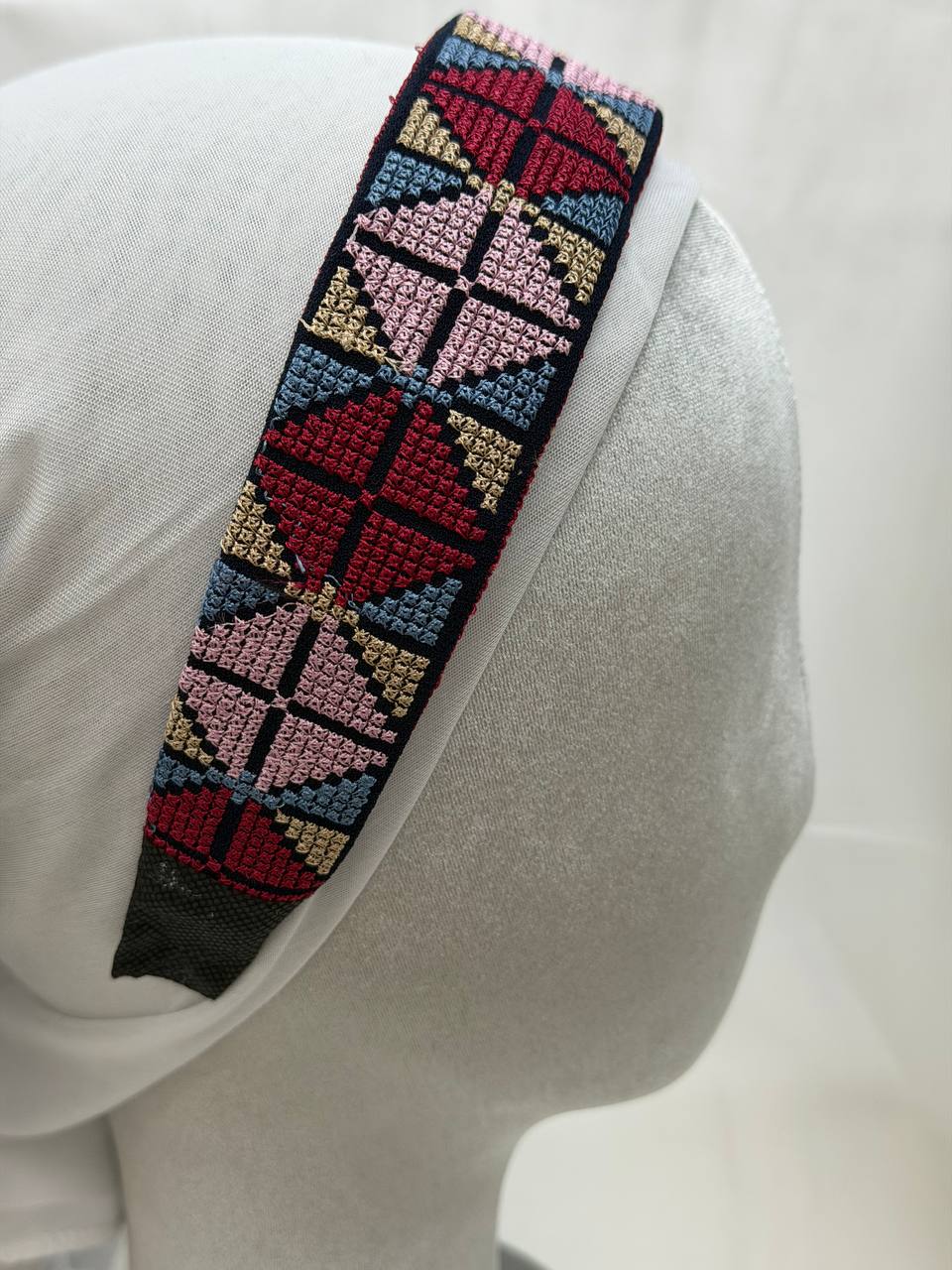 Heritage Bloom Embroidered Headband
