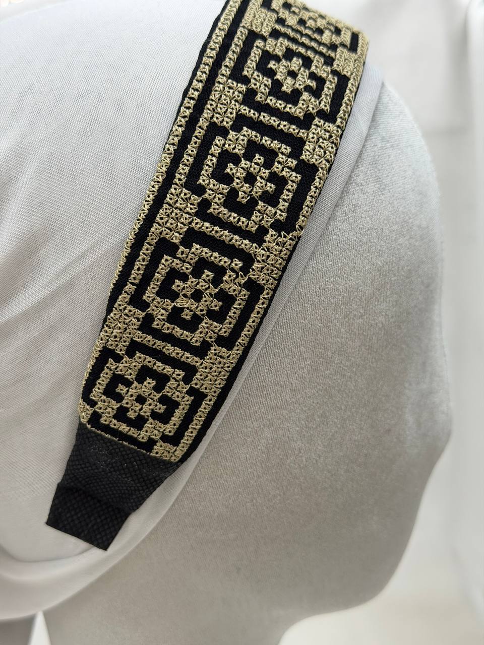 Heritage Bloom Embroidered Headband