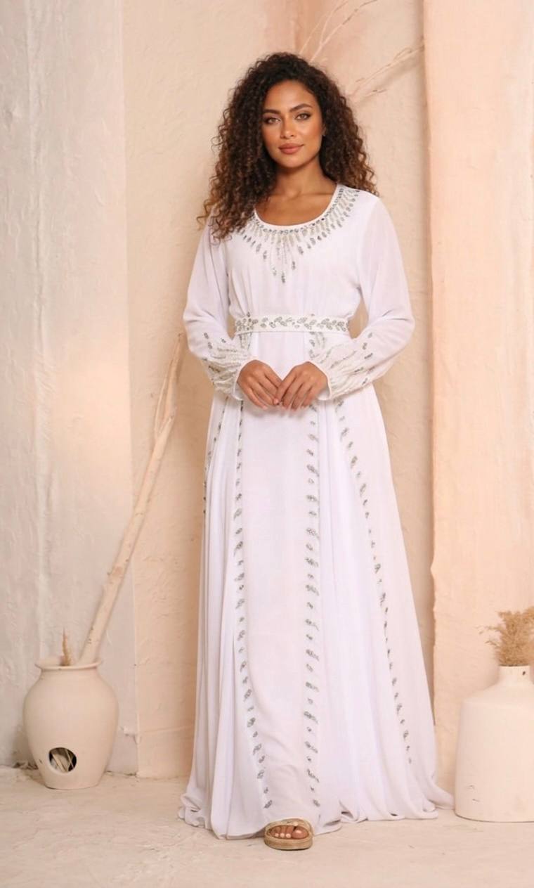 Royal Pearl Bridal Caftan