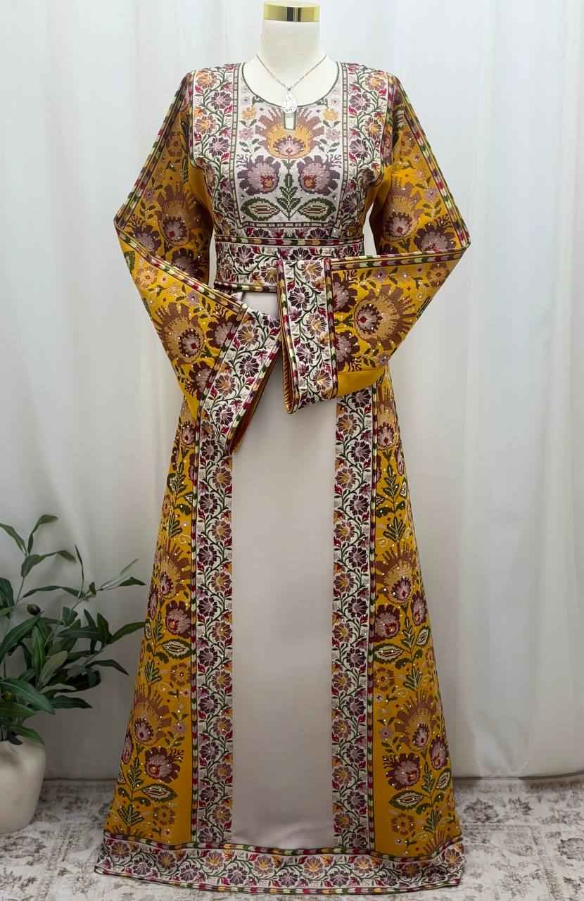 Palestinian Bloom Tatreez Thobe