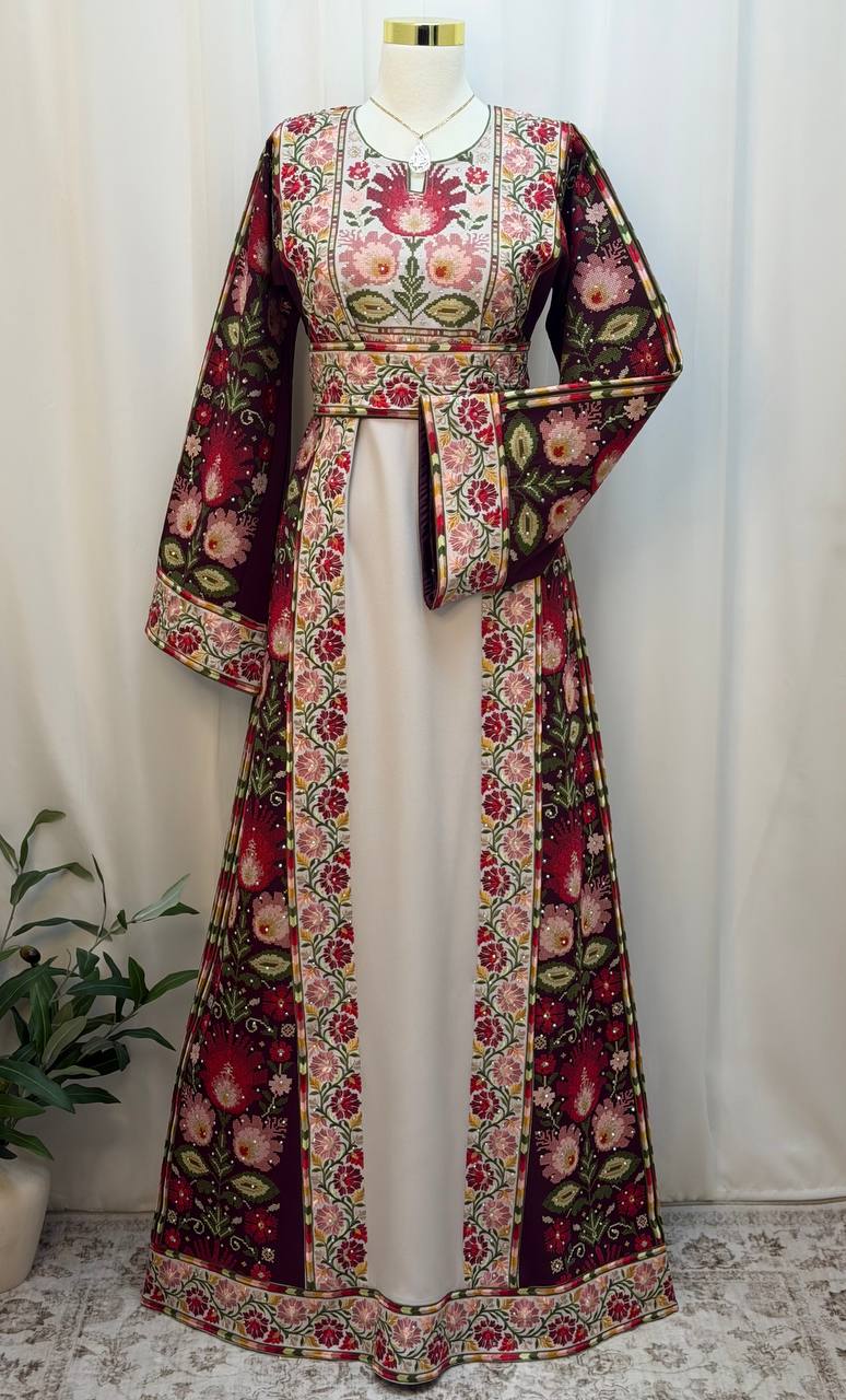 Palestinian Bloom Tatreez Thobe