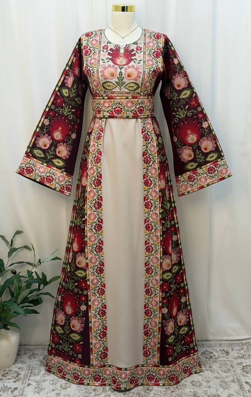 Palestinian Bloom Tatreez Thobe