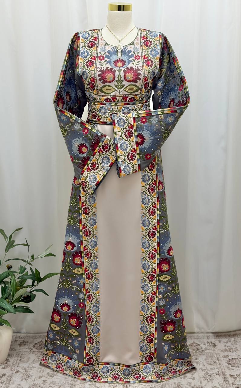 Palestinian Bloom Tatreez Thobe