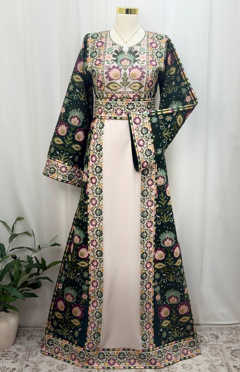 Palestinian Bloom Tatreez Thobe
