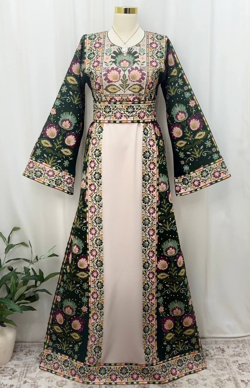 Palestinian Bloom Tatreez Thobe
