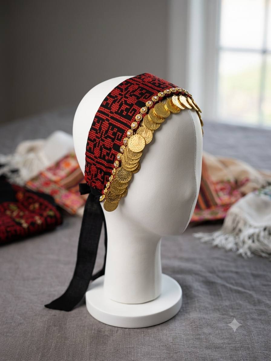 Falasteen Coin Headband