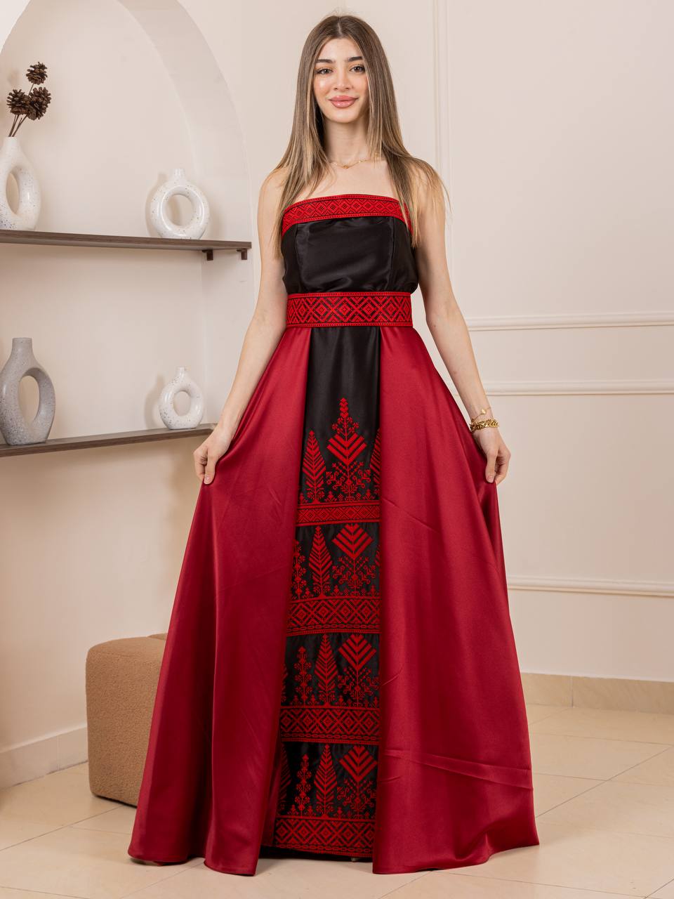 Modern Embroidered Dress