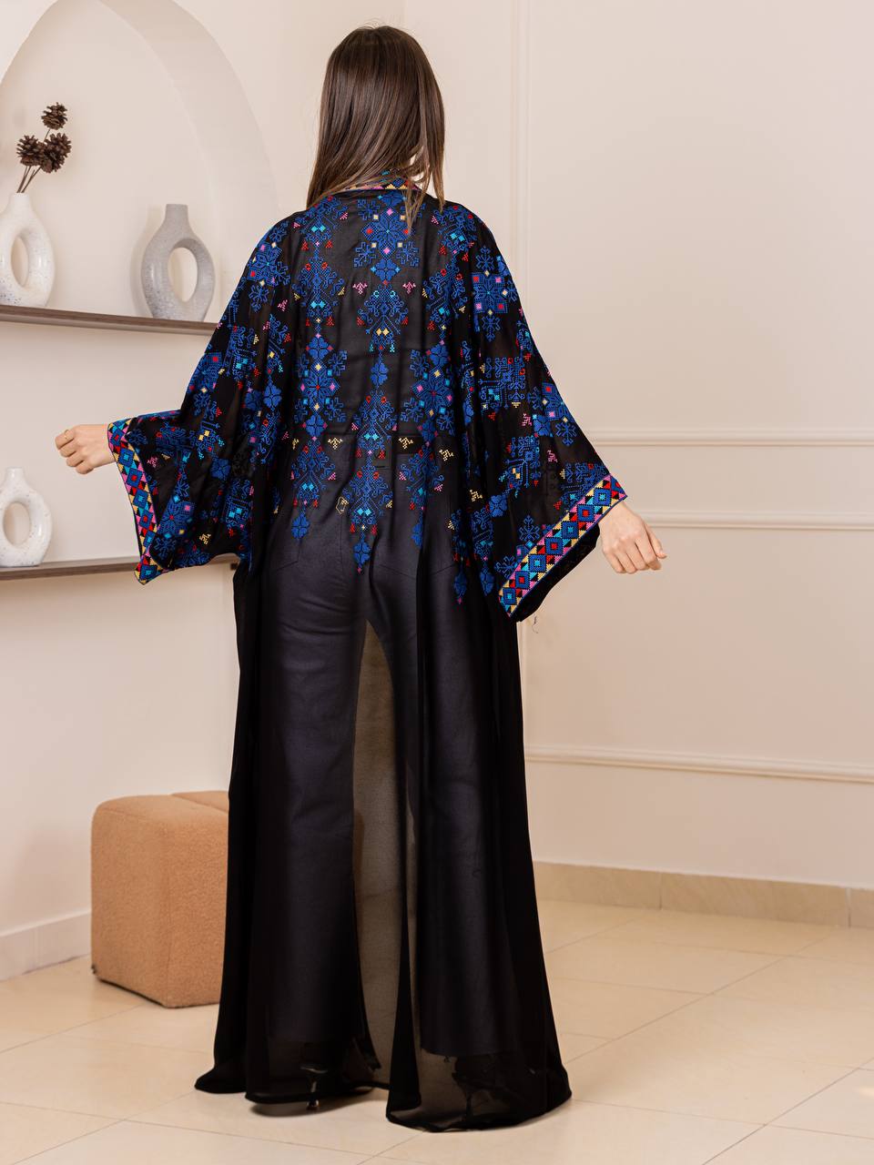 Layan Embroidered Heritage Bisht