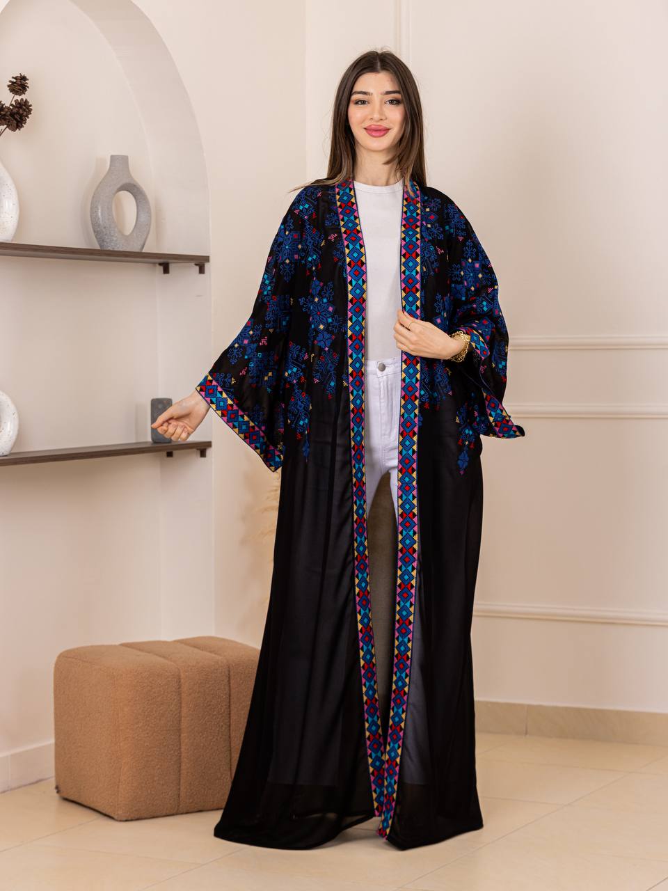Layan Embroidered Heritage Bisht