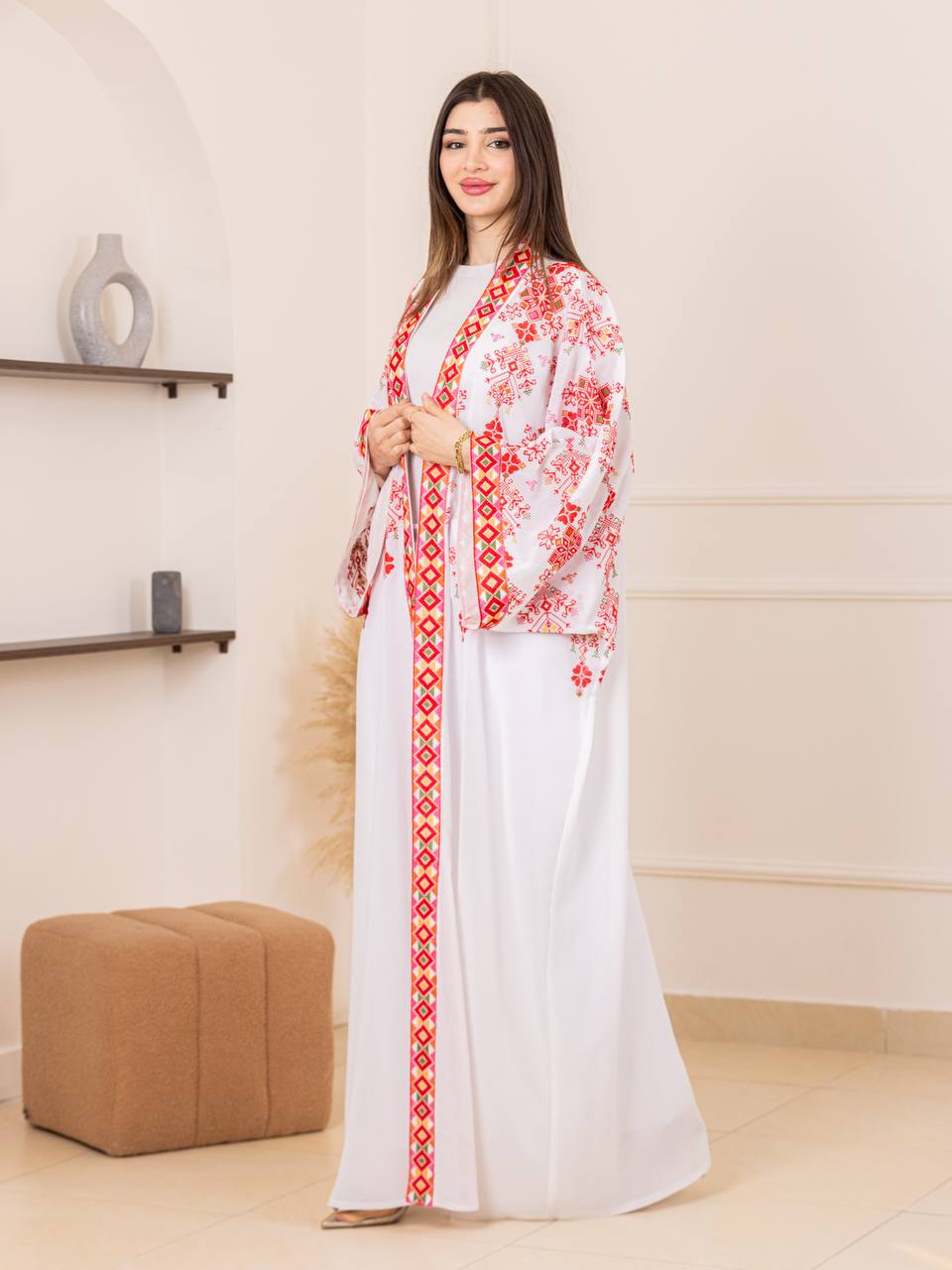 Layan Embroidered Heritage Bisht
