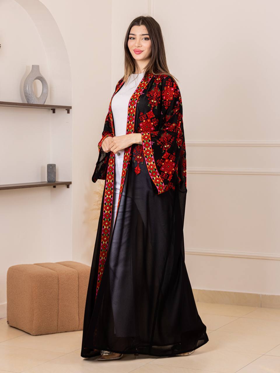 Layan Embroidered Heritage Bisht