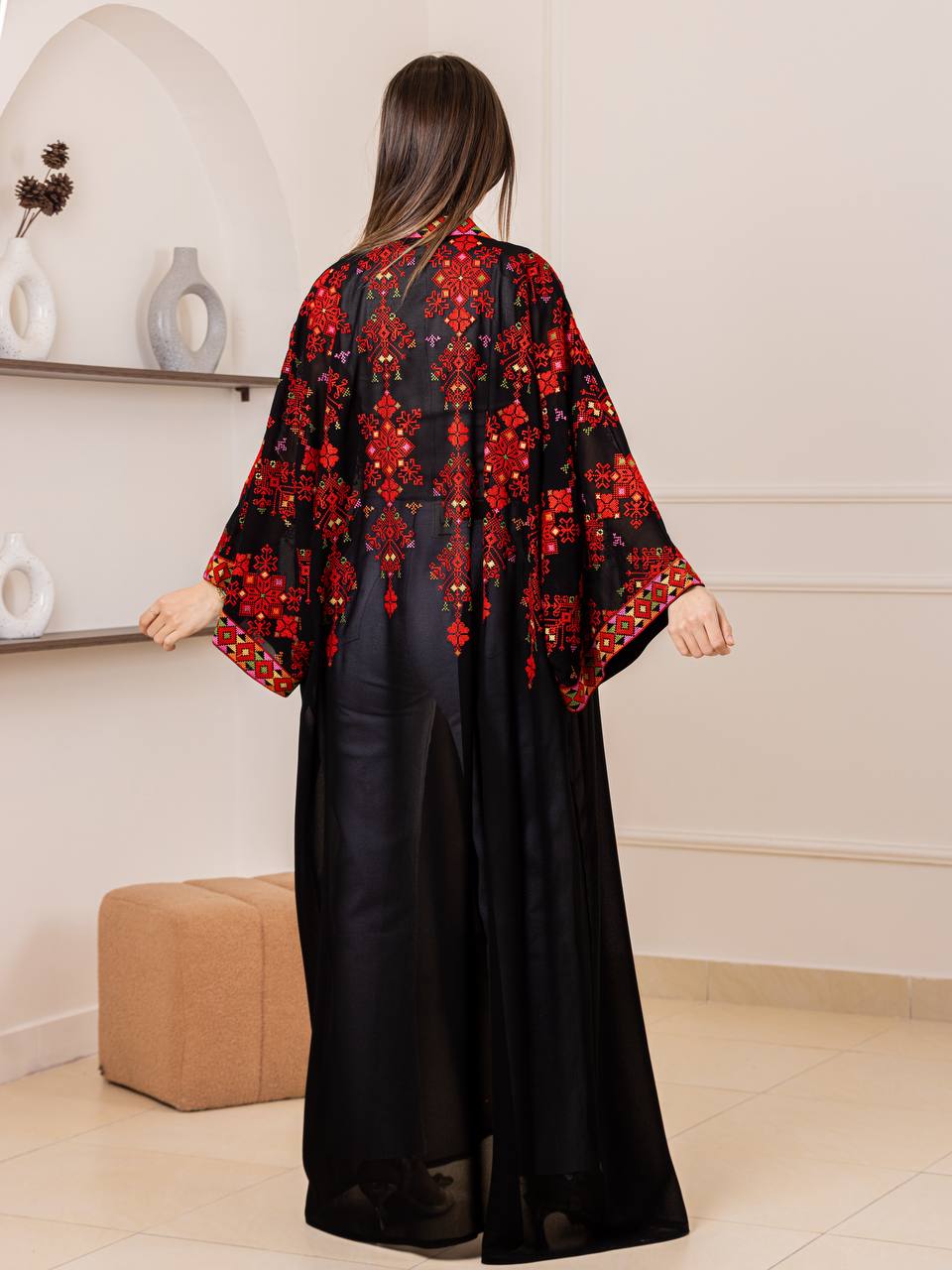 Layan Embroidered Heritage Bisht