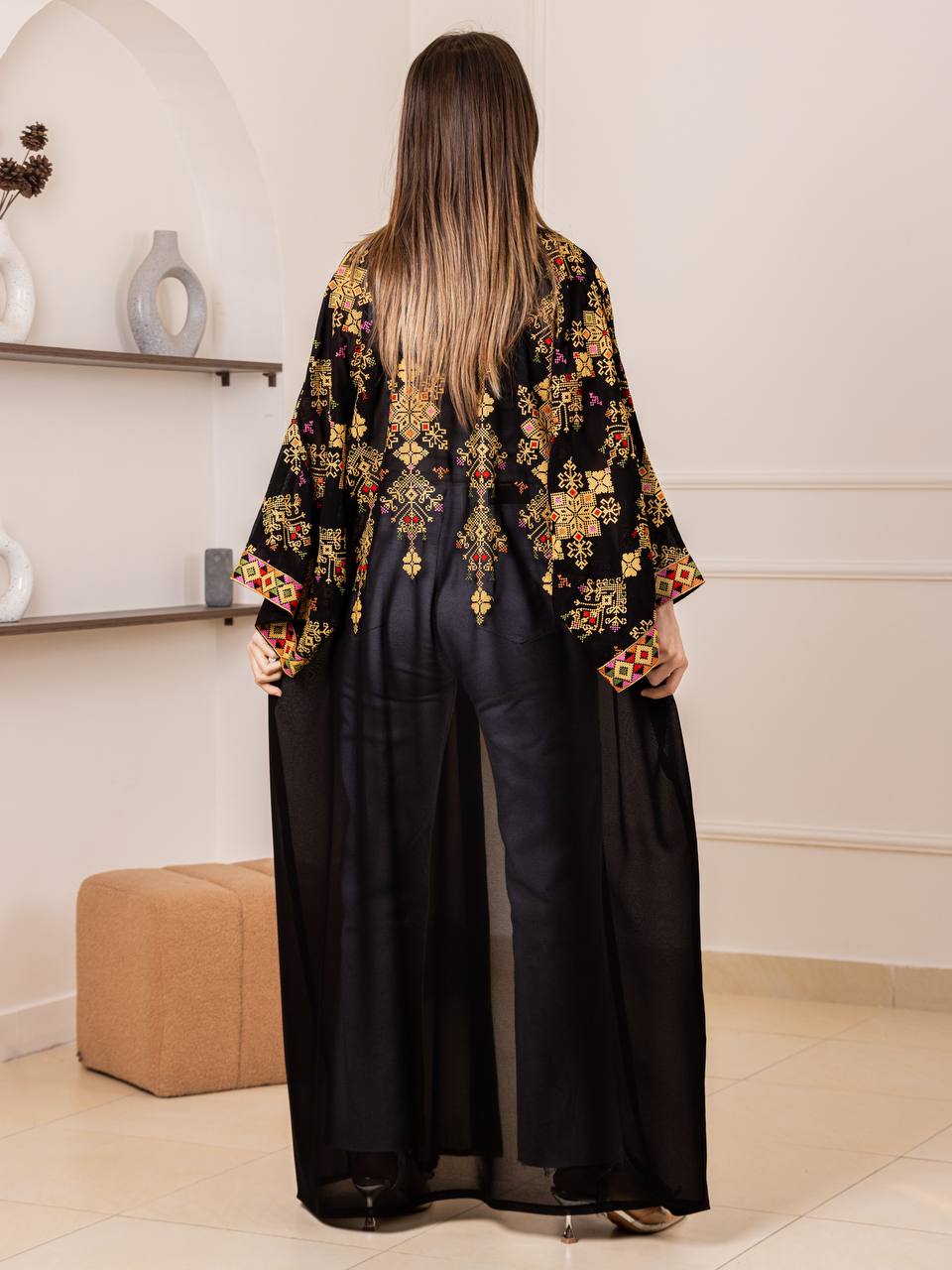 Layan Embroidered Heritage Bisht