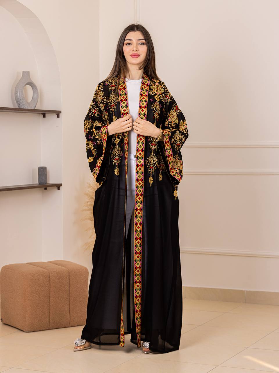 Layan Embroidered Heritage Bisht
