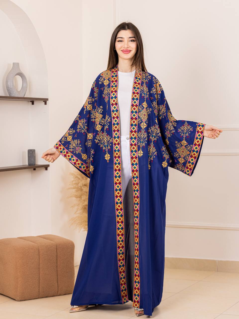 Layan Embroidered Heritage Bisht