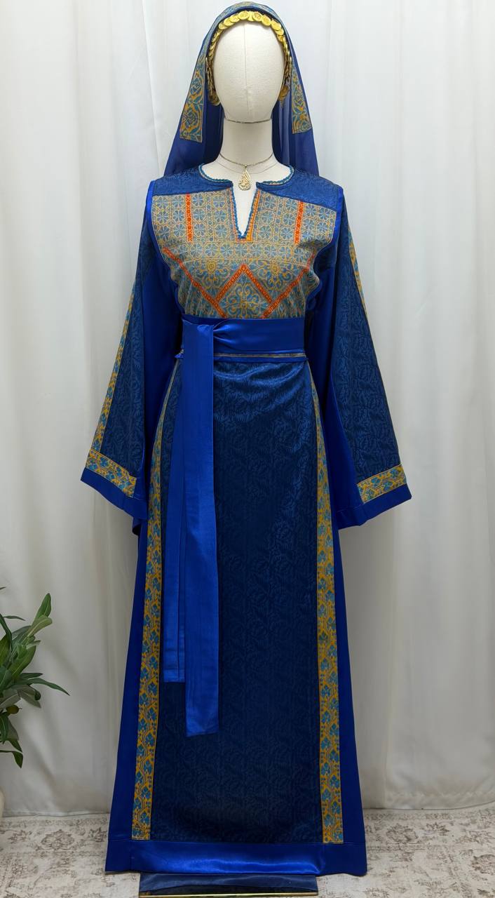 Hand-Embroidered Ghabani Heritage Thobe