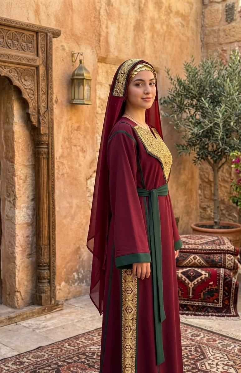 Karmel Al-Muluk Hand-Embroidered Thobe