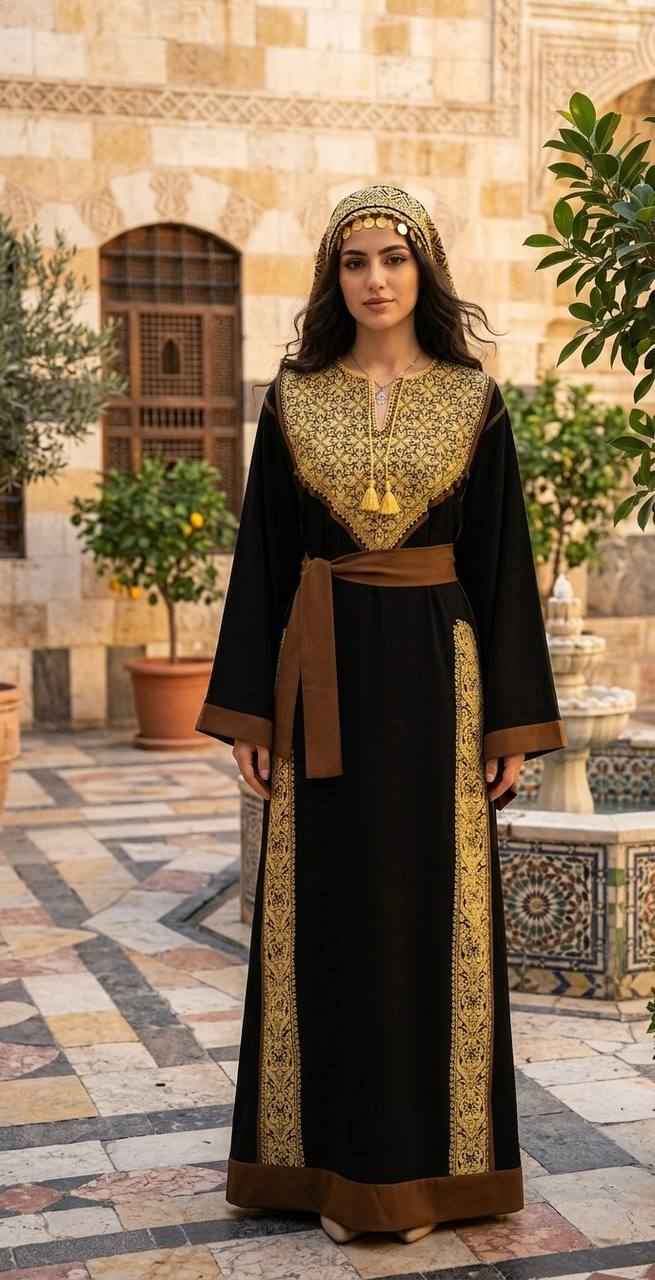 Golden Heritage Hand-Transferred Thobe