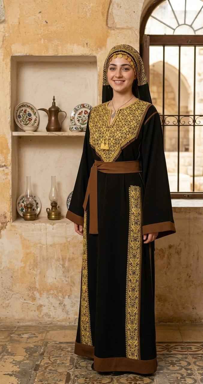 Golden Heritage Hand-Transferred Thobe