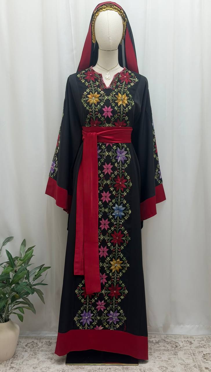 Rawabi Al-Quds Hand-Embroidered Thobe