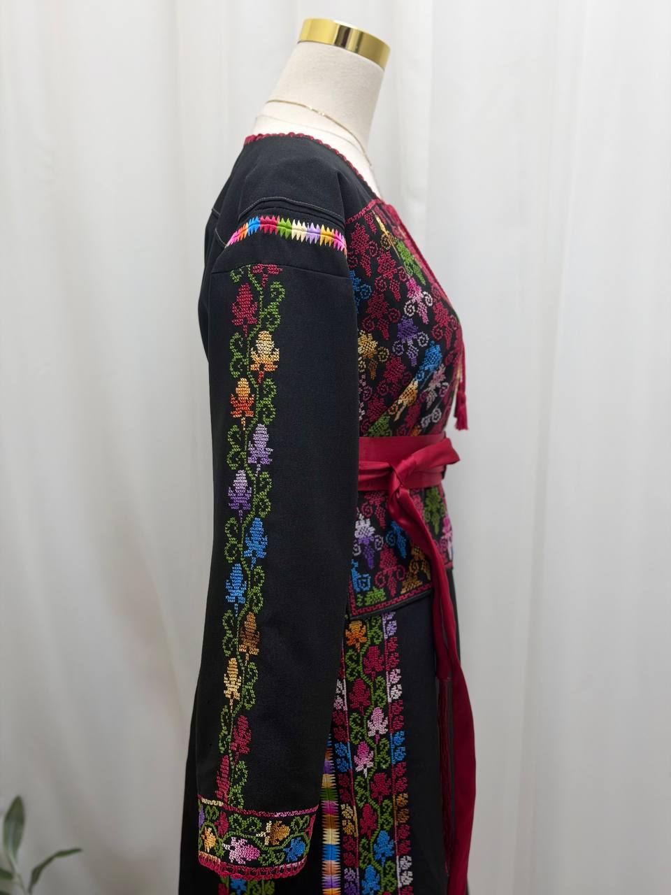 Thobe Alzytona | Heritage Rainbow Hand-Embroidered Thobe