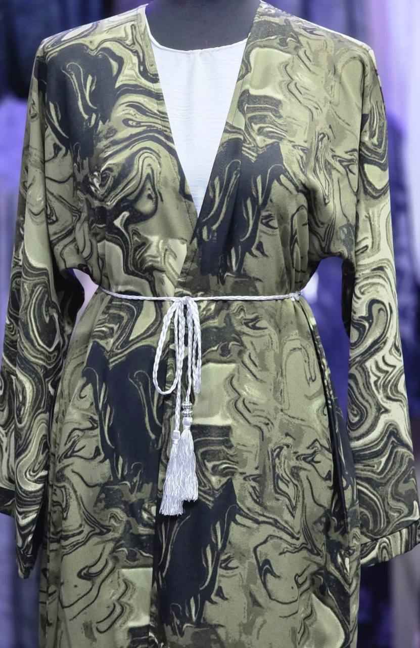 Layan Marble Dubai Abaya Set