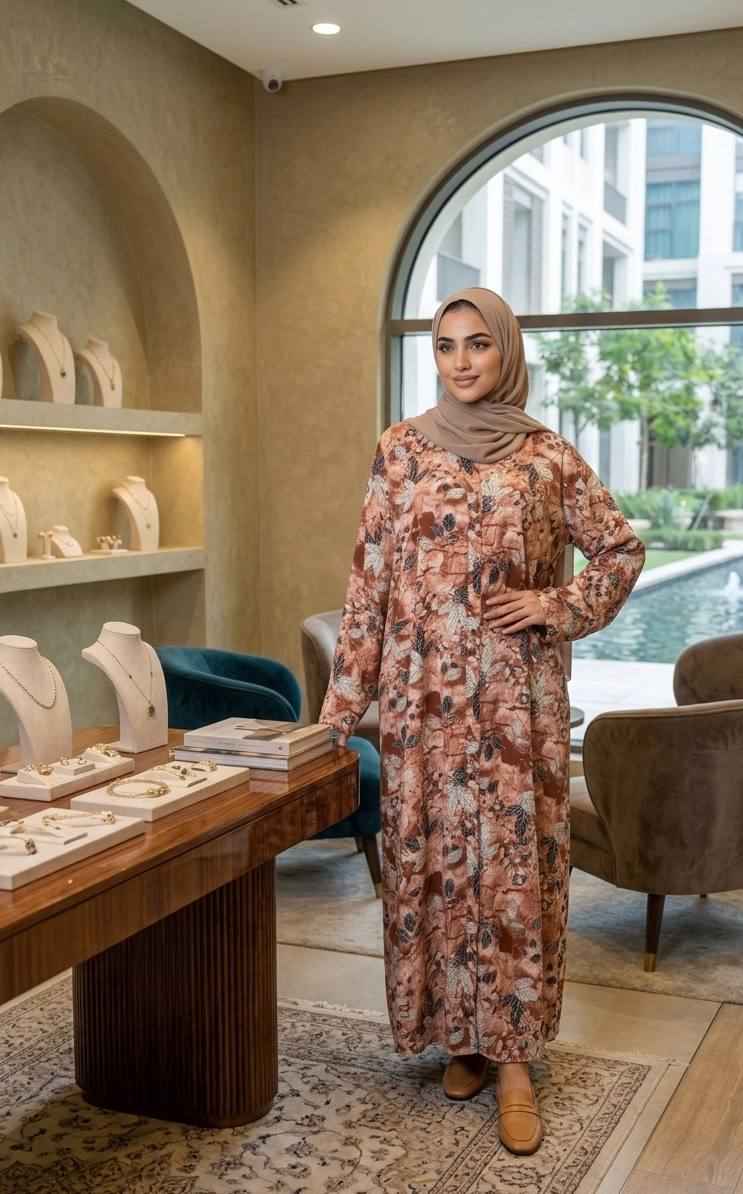 Rania Dubai Printed Abaya
