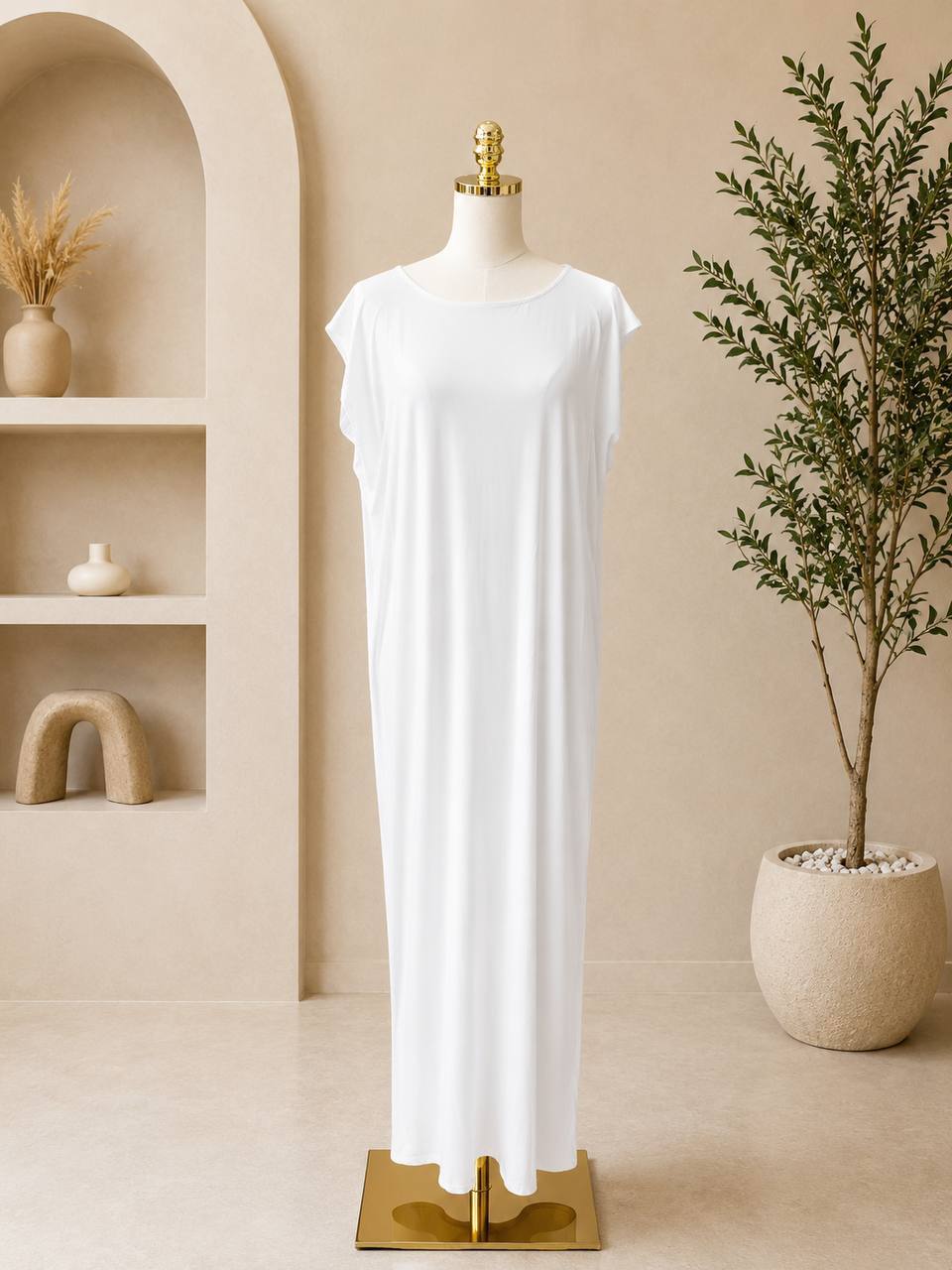Essential Modest Slip Dress – Lycra Inner Dress