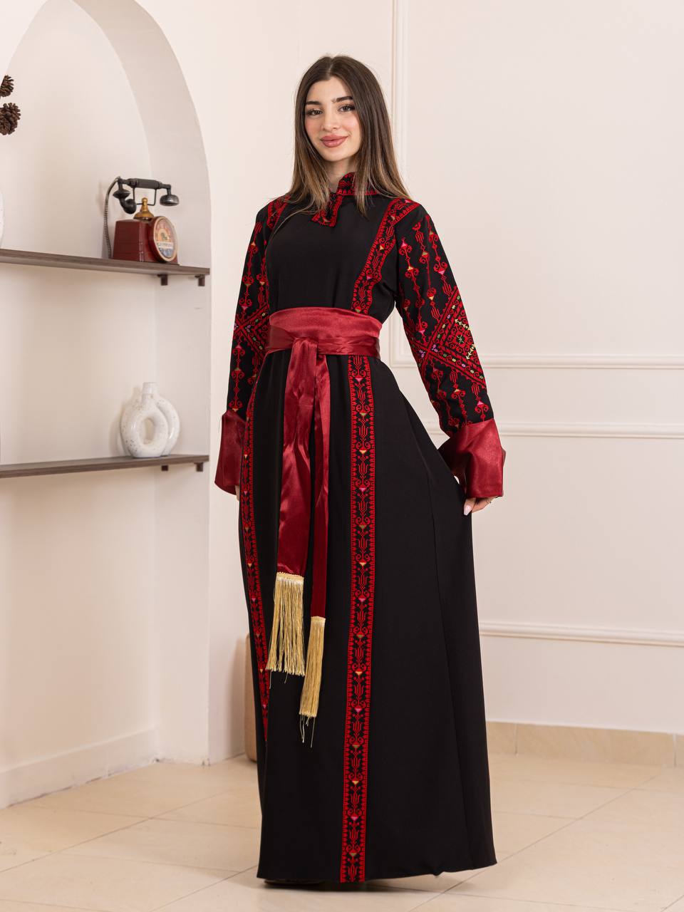 Thuraya Palestinian Embroidered Thobe
