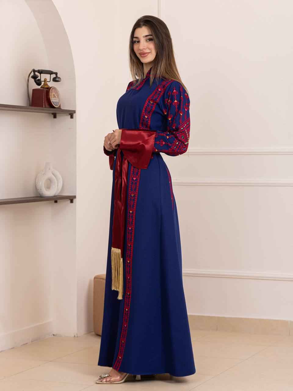 Thuraya Palestinian Embroidered Thobe