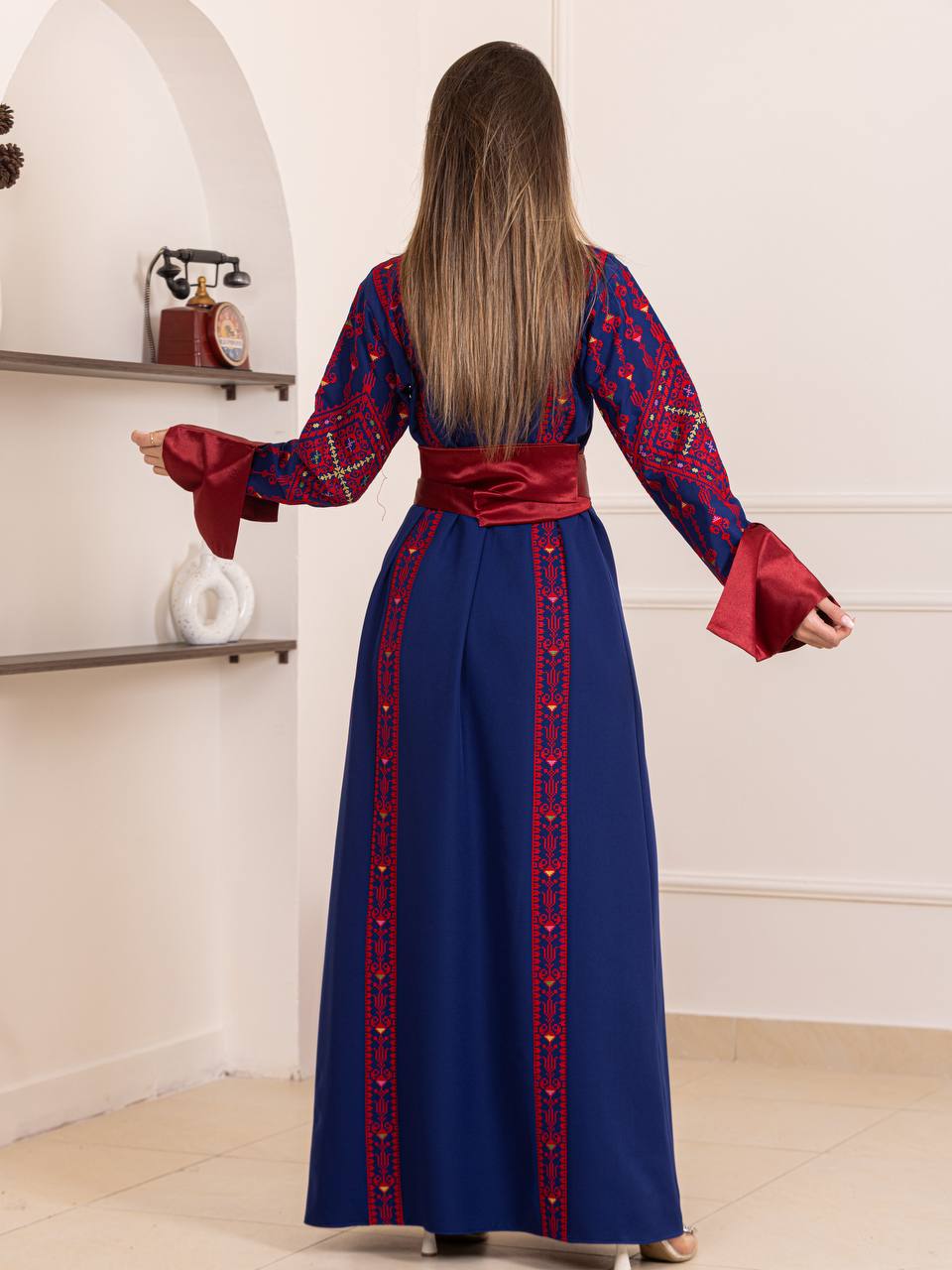 Thuraya Palestinian Embroidered Thobe