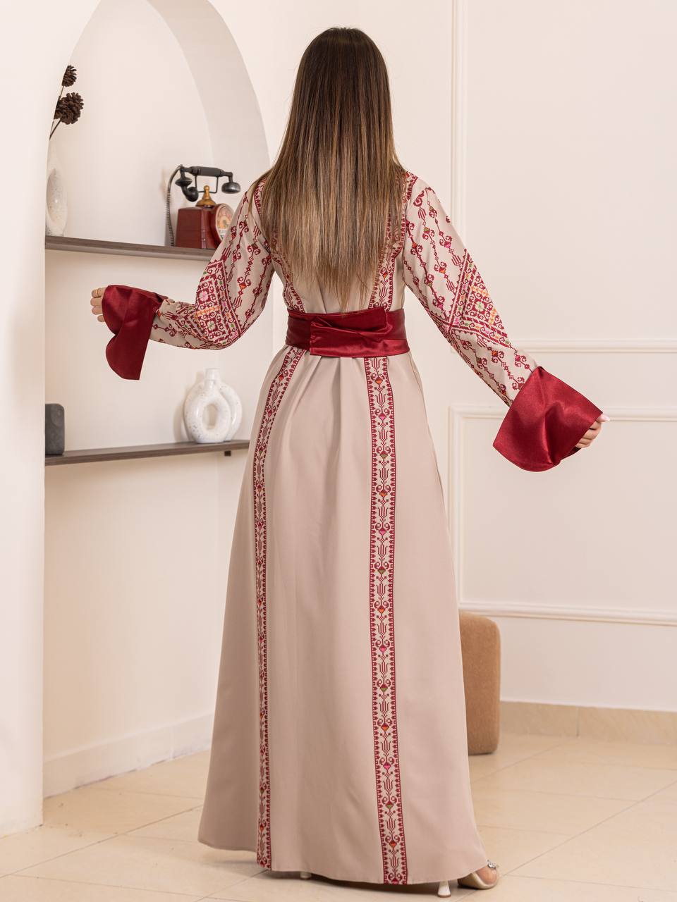 Thuraya Palestinian Embroidered Thobe